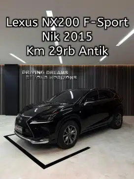 Lexus NX200t NX200 F-Sport 2016 Hitam B305AIL Km29rb Nik 2015