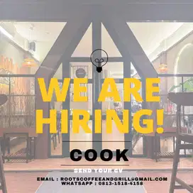 Open recruitment cook
