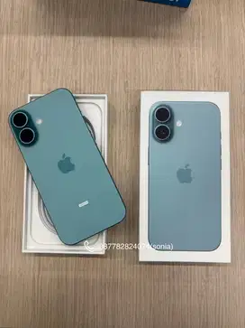 Cicilan 0% iPhone 16 256GB teal Resmi bebas 2 kali angsuran home credi