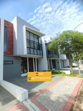 16132//Jual cepat rumah modern minimalis baru keb harmony furnish.