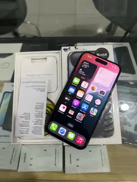 SECOND!!
IPHONE 15 PRO 256GB BLUE Bh86% EX GARANSI RESMI INDONESIA