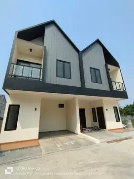 Rumah Cluster 2 Lantai Readystock Nempel Stasiun Jurangmangu Bintaro