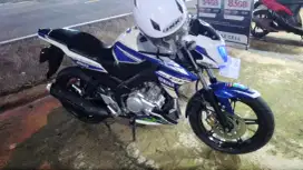 Vixion 2014 edisi GP putih biru
