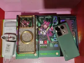 Infinix Note 40 Pro Plus 5G 12+12/256 Mulus Fullset