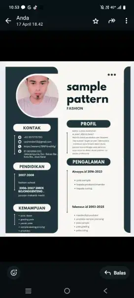 Jasa pahion jasa pola.