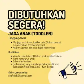 DICARI JAGA ANAK (TODDLER)