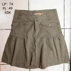 Rok Mini Jeans Wanita
