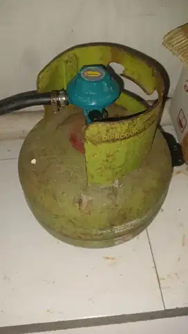 tabung gas isi setengah