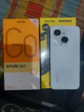 TECHNO SPARK GO 4+4/128 MULUS LENGKAP