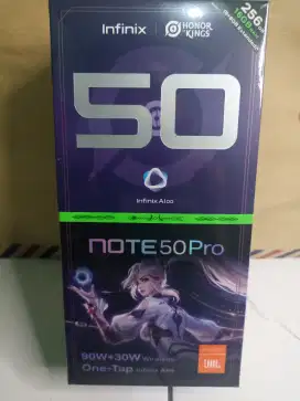Hp infinix note 50 pro 8/256GB baru warna Hitam Garansi Resmi