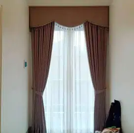 Beli Gorden Jendela Minimalis Tirai Gordyn Blackout Hordeng Custom