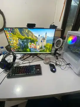 PC gaming fullset ryzen 5 5600 6-core RAM 16 GB