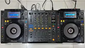 Alat DJ Pioneer CDJ 900 Nexus (x2) + DJM 900 Nexus Controller NXS USB
