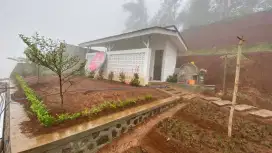 Tanah kavling villa berkabut di cipanas puncak ketingian 1000 mdpl