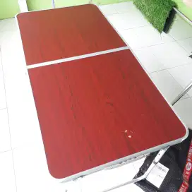 Meja lipat aluminium