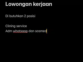 Di butuhkan segera karyawan