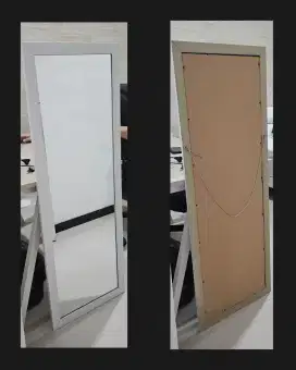 Cermin Panjang Bingkai Putih
