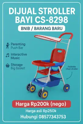 Stroller CS-8298 New (BNIB)
