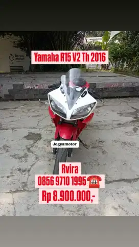 Yamaha R15 th 2016 plat bogor
