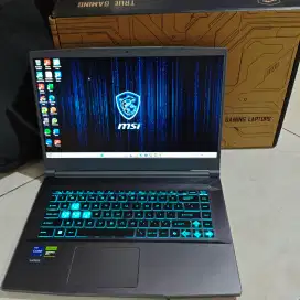 Laptop Notebook Gaming MSI Garansi resmi fullset bagus