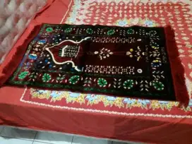Sajadah Turkey Merah Marun Coklat Muda