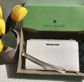 DOMPET WANITA MICHAEL KORS (MK) WHITE BESAR ORIGINAL