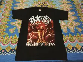 Baju Pakaian Kaos T Shirt Band Sinister
