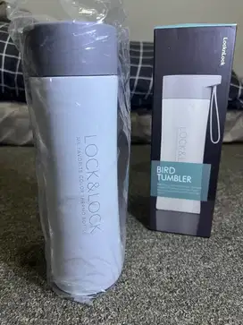 LOCK N LOCK BIRD TUMBLER 400ML WHITE