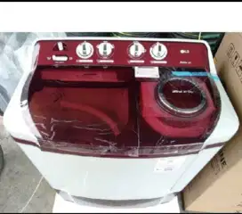 Mesin cuci LG 2tabung 9kg P9050R Rollet pulsator