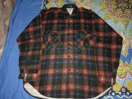 Baju Pakaian Kemeja Flannel Vintage Alpina Ori
