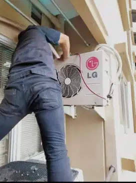 Service bongkar pasang vacum AC