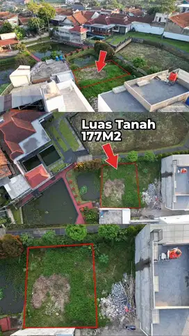 Jual tanah 177m2 dekat kampus UIN