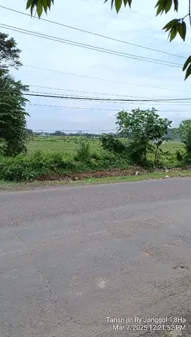 Murah! Tanah Raya Jonggol depan perum Harmony