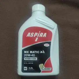 Olie Aspira matic by Shell Indonesia 800ml + jasa ganti home servise