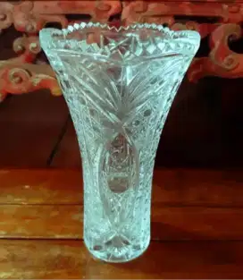 Vas bunga kristal 2 buah