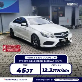 Mercy E200 Coupe 2.0 AT 2015 Pemakaian 2016
