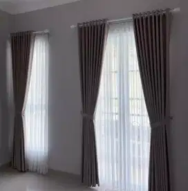 Pasang hordeng terbaru gorden jendela gorden pintu
