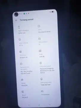 Hp oppo A54 ram 4/64