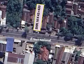 B.U  Bangunan hitung tanah nol jalan raya timurnya terminal kertajaya