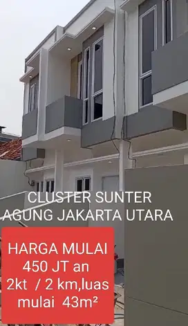 Rumah murah Deket mall Sunter Jakarta Utara