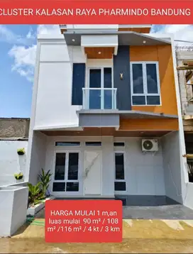 Rumah mewah turun harga  murah, Kalasan raya  pharmindo bandung kota