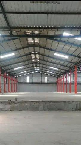 Disewakan gudang baru di jalan raya legok izin industri