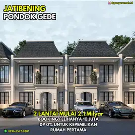 Rumah Dijual Di Jatibening Pondok Gede Deket Pintu Tol Murah 2 Lantai