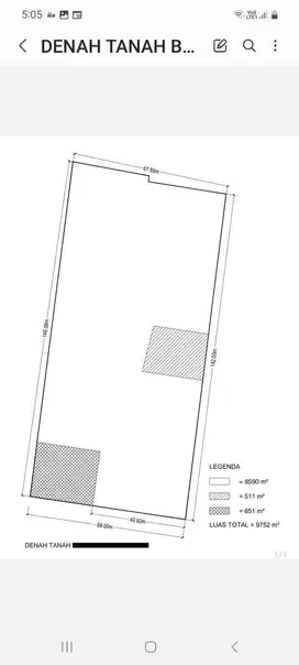 jual tanah di Jl. Wahidin Batang, Jawa Tengah