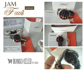 Jam Fossil Smart Watch Gen.3 Navy