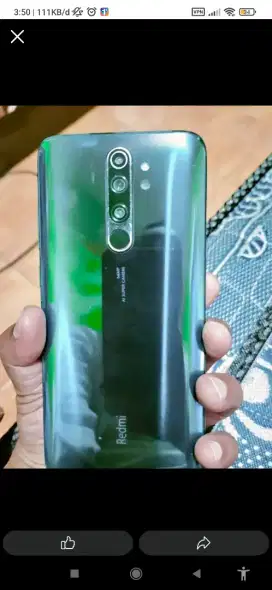 Xiaomi note 8 pro nfc 6/64 face id sidik jari