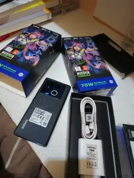 Infinix Note 40 pro ram 8+8gb/256gb Obsidian Black Ex Garansi Resmi