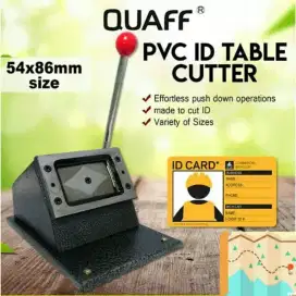 Pemotong kartu nama, plong id card, kuat dan tahan lama, tajam,
