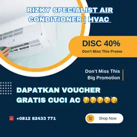 DAPATKAN VOUCHER CUCI AC | SERVICE AC | BONGKAR PASANG AC | MESINCUCI