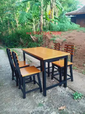 Meja kursi makan dan cafe resto